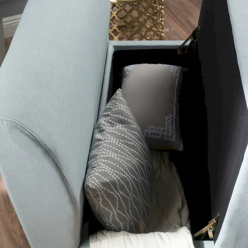 Loveseat de tela con almacenamiento Tovah de Christopher Knight Home
