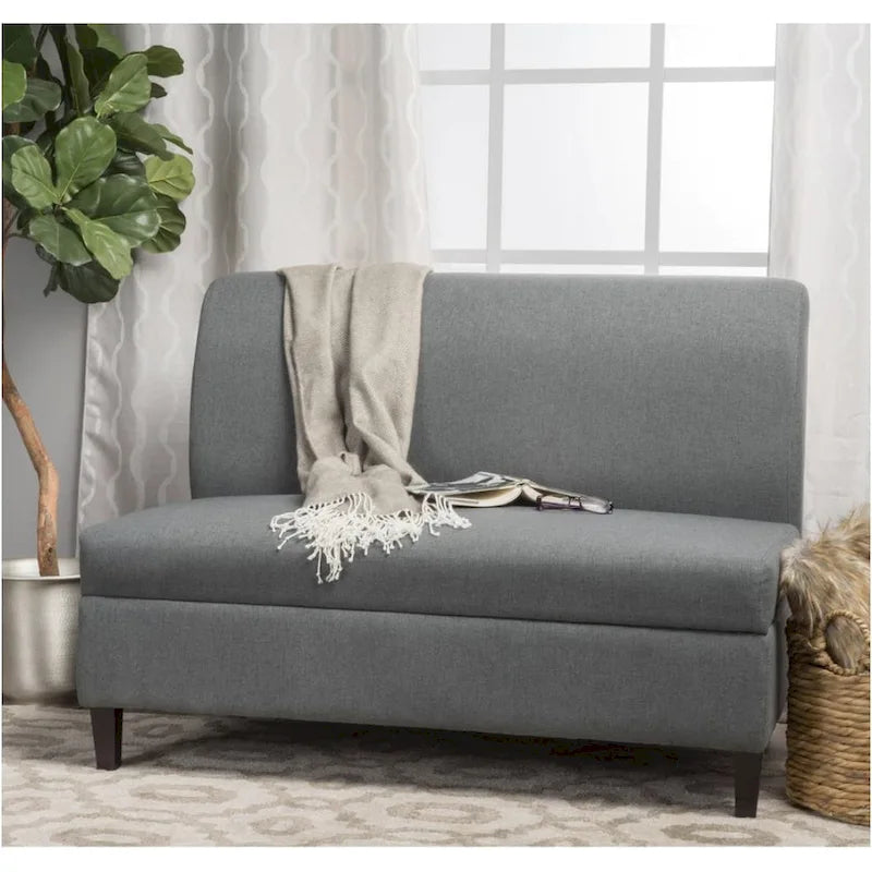 Loveseat de tela con almacenamiento Tovah de Christopher Knight Home