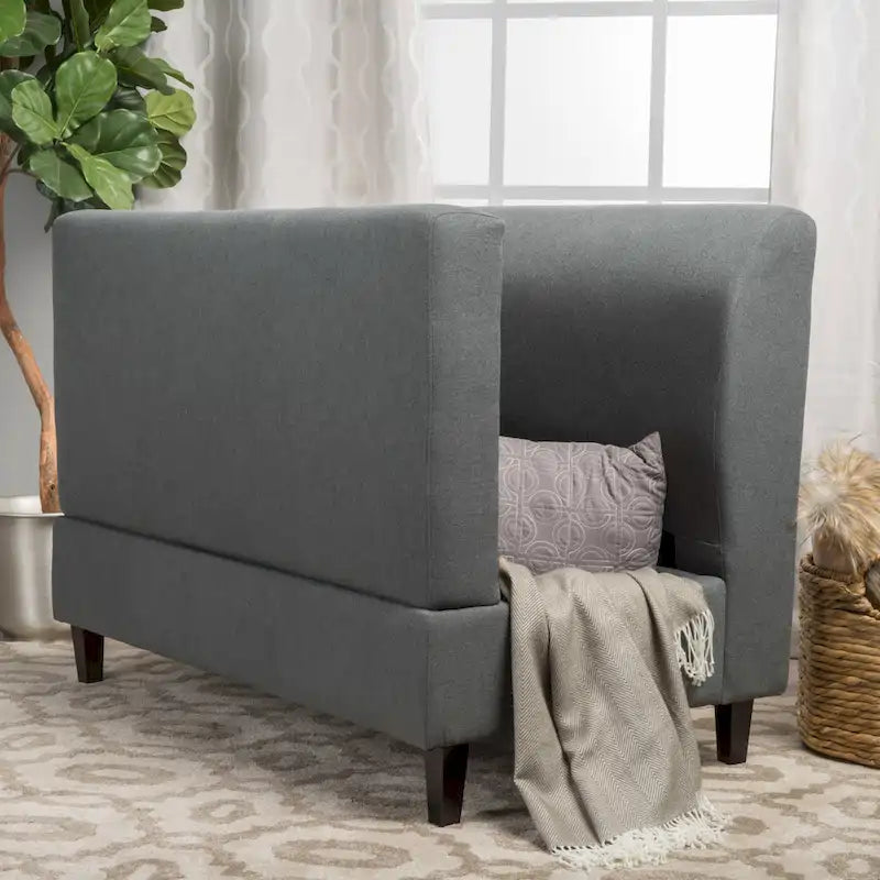 Loveseat de tela con almacenamiento Tovah de Christopher Knight Home