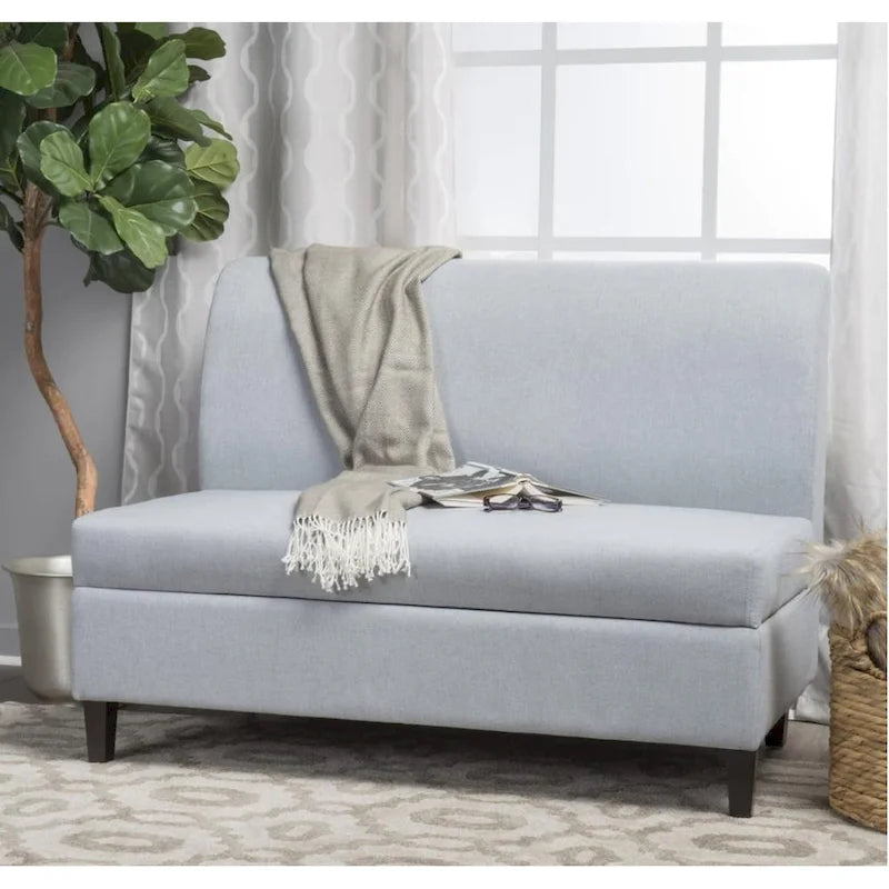 Loveseat de tela con almacenamiento Tovah de Christopher Knight Home