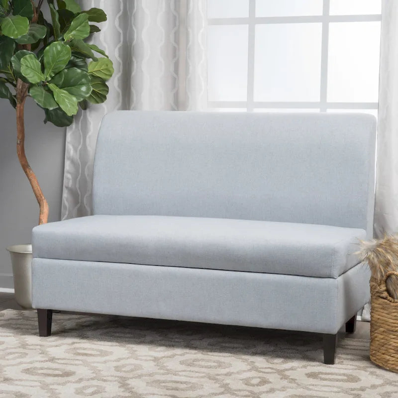 Loveseat de tela con almacenamiento Tovah de Christopher Knight Home