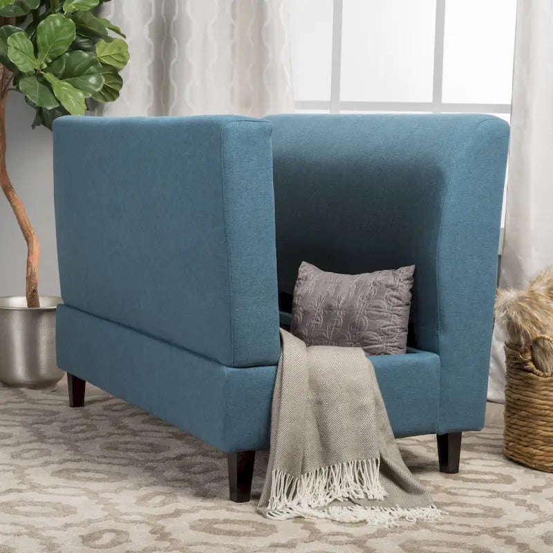 Loveseat de tela con almacenamiento Tovah de Christopher Knight Home