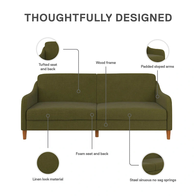 Avenue Greene Jayson Coil Futon
