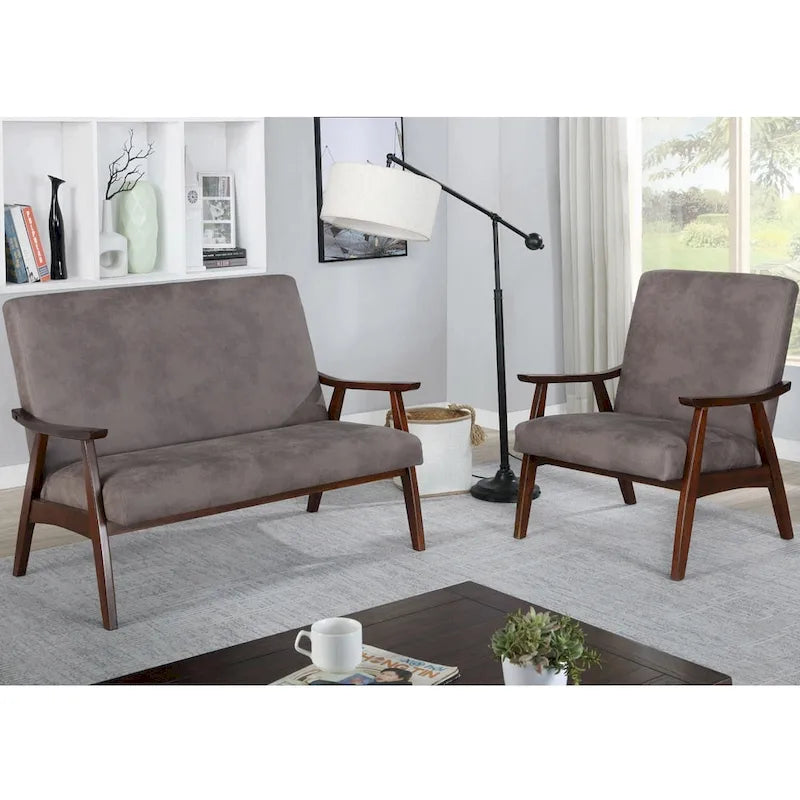 Balf kortárs műbőr kanapépad a Furniture of America kínálatából