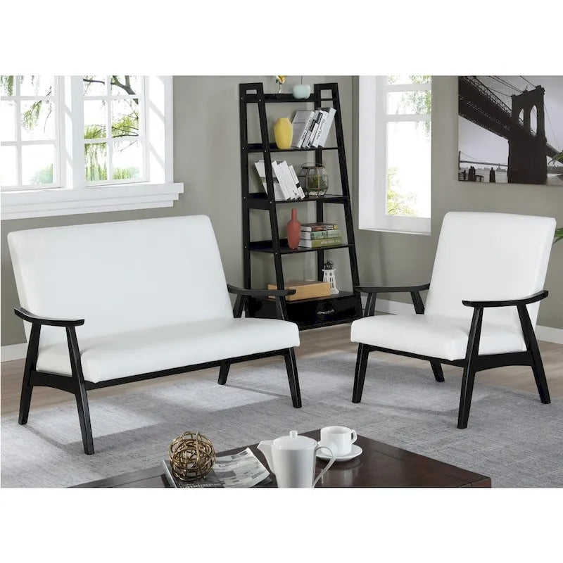Balf kortárs műbőr kanapépad a Furniture of America kínálatából