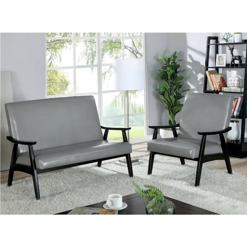 Balf kortárs műbőr kanapépad a Furniture of America kínálatából