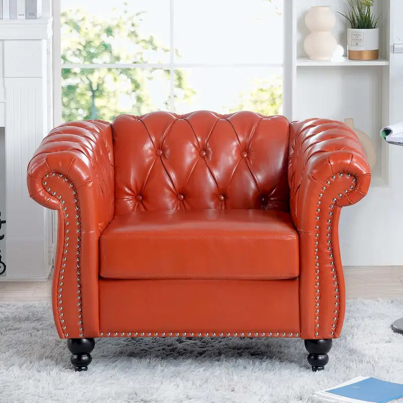 Comfortable Sofa For Living Room,with tight pleated rolled arms