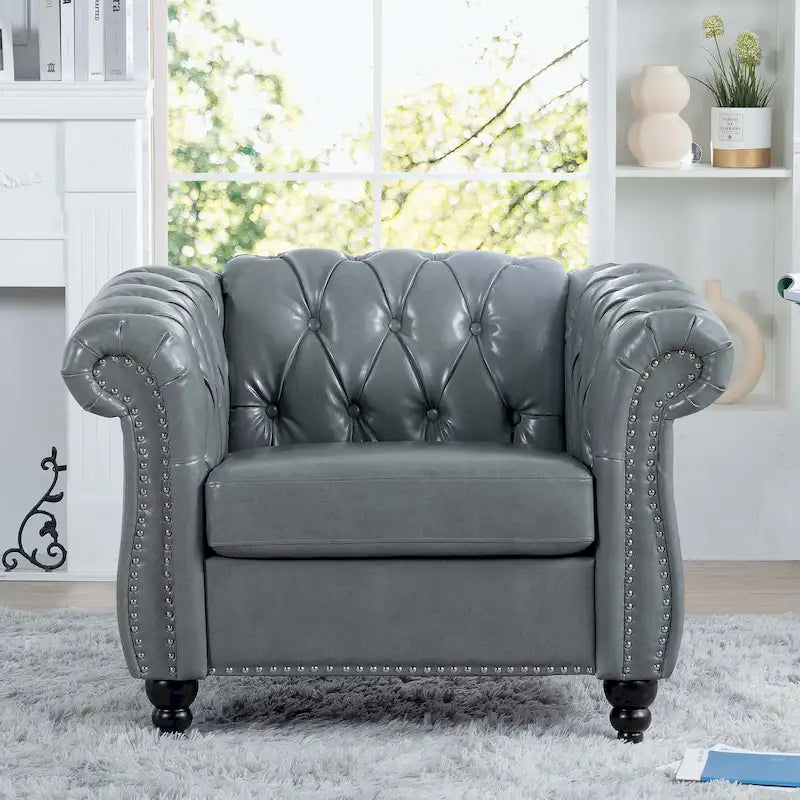 Comfortable Sofa For Living Room,with tight pleated rolled arms