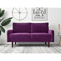 Vivo-fluwelen tweezitsloveseat in Europese stijl