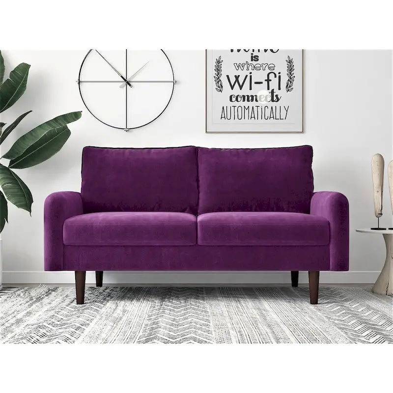 Vivo-fluwelen tweezitsloveseat in Europese stijl
