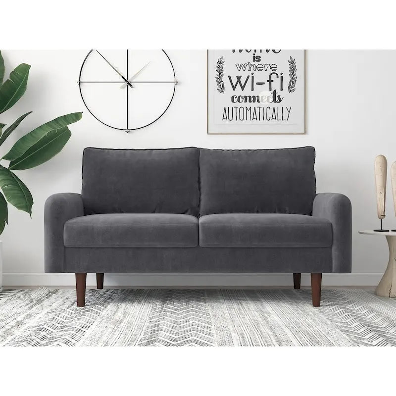 Vivo-fluwelen tweezitsloveseat in Europese stijl