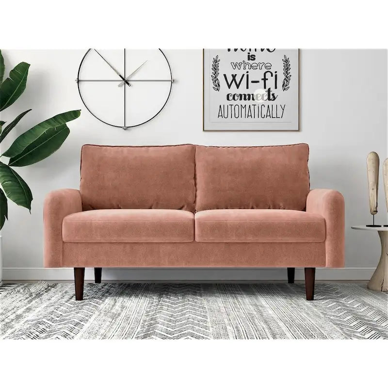 Vivo-fluwelen tweezitsloveseat in Europese stijl