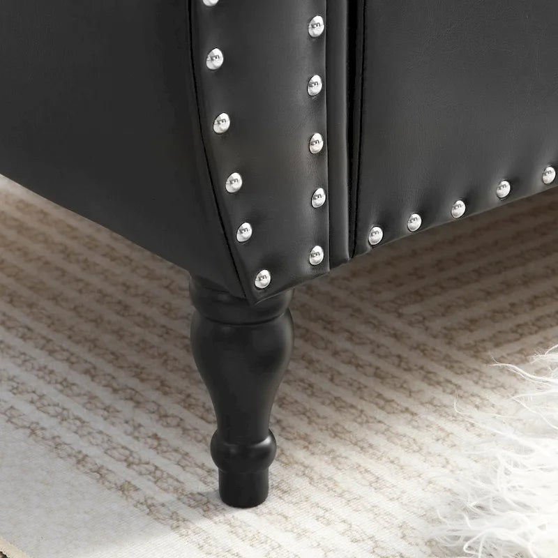Kata Velvet Rectangular Storage Ottoman Sofa Stool Bench