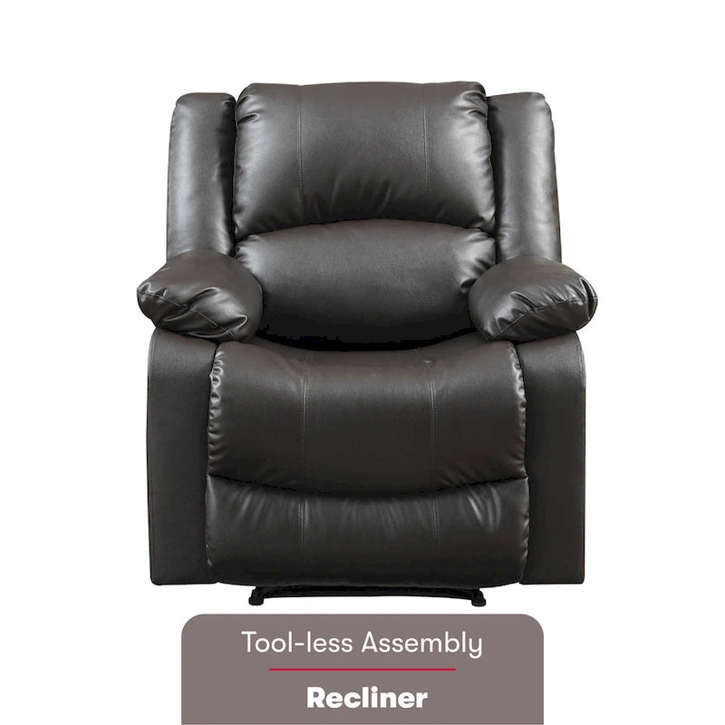Relax A Lounger Porter manueller Relaxsessel aus Kunstleder von iLounge