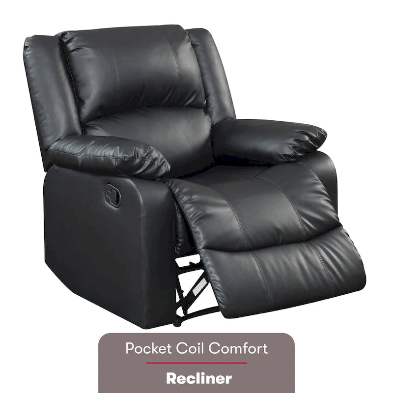 Relax A Lounger Porter manueller Relaxsessel aus Kunstleder von iLounge