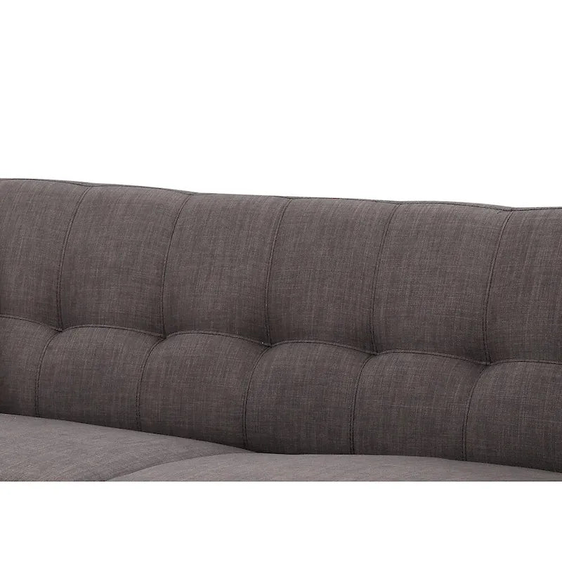 Carson Carrington Stykkisholmur modernes Sofa im Mid-Century-Stil, Anthrazit