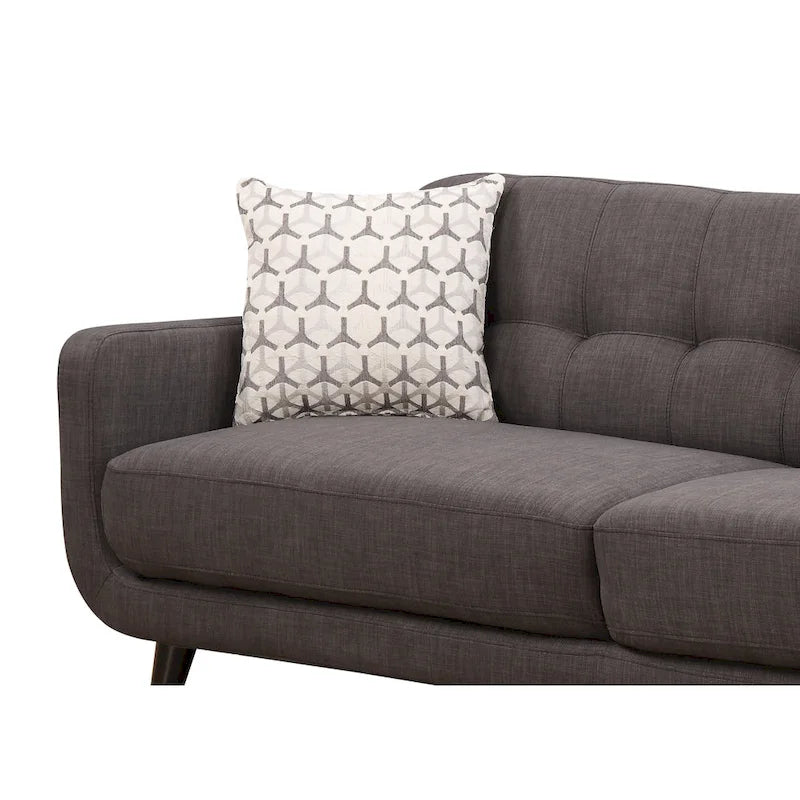 Carson Carrington Stykkisholmur modernes Sofa im Mid-Century-Stil, Anthrazit