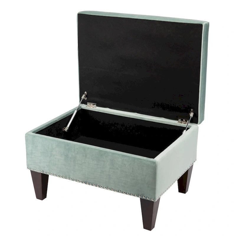 Transitional Brooklyn Upholstered Home Dcor Storage Bench