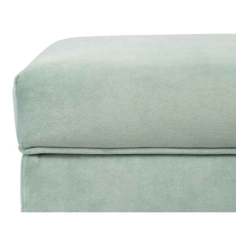 Transitional Brooklyn Upholstered Home Dcor Storage Bench
