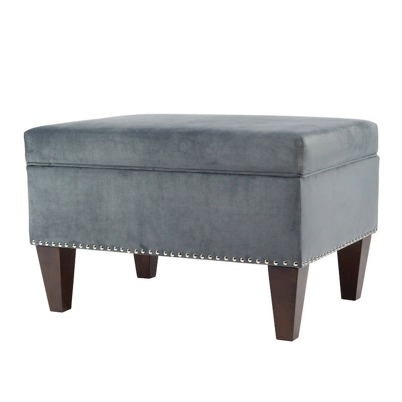 Transitional Brooklyn Upholstered Home Dcor Storage Bench