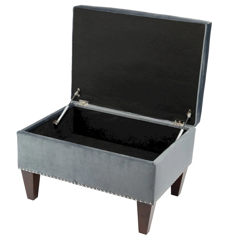 Transitional Brooklyn Upholstered Home Dcor Storage Bench