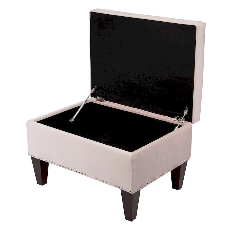 Transitional Brooklyn Upholstered Home Dcor Storage Bench