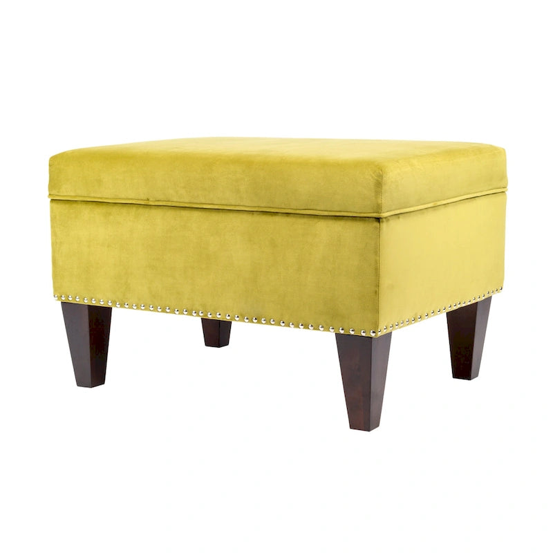 Transitional Brooklyn Upholstered Home Dcor Storage Bench