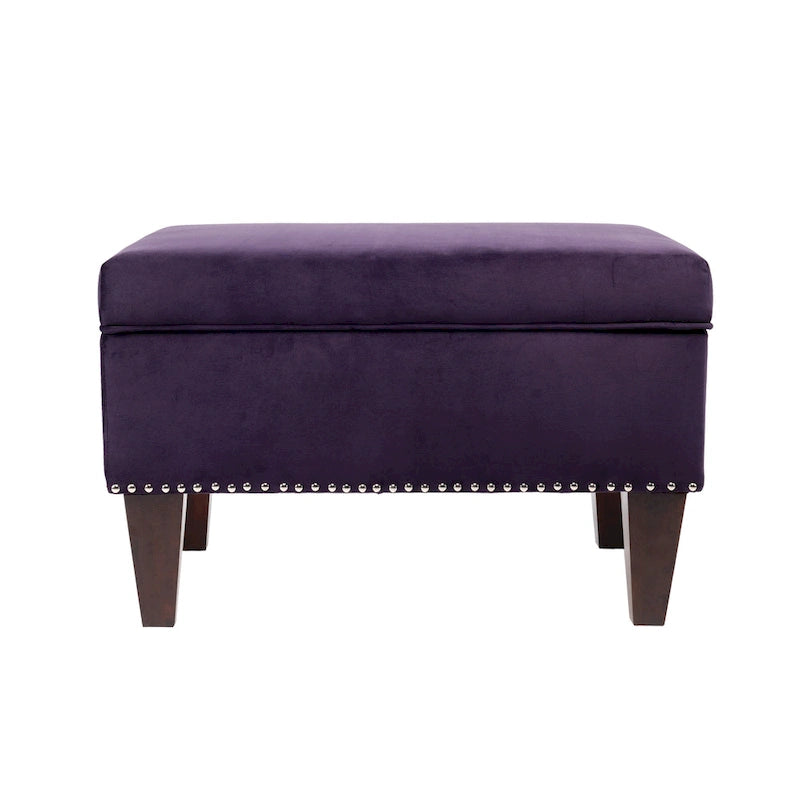 Transitional Brooklyn Upholstered Home Dcor Storage Bench