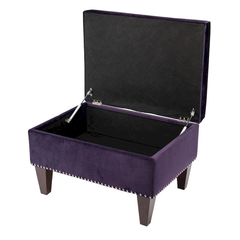 Transitional Brooklyn Upholstered Home Dcor Storage Bench