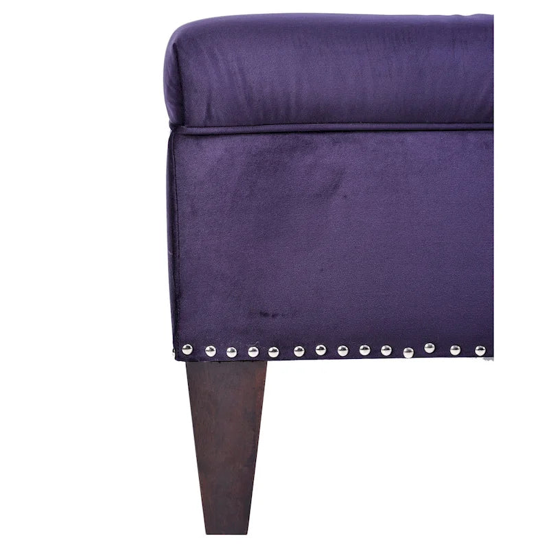 Transitional Brooklyn Upholstered Home Dcor Storage Bench
