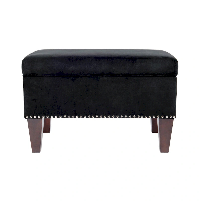Transitional Brooklyn Upholstered Home Dcor Storage Bench