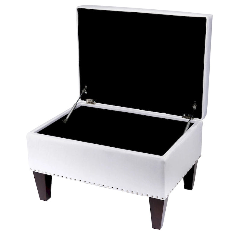 Transitional Brooklyn Upholstered Home Dcor Storage Bench