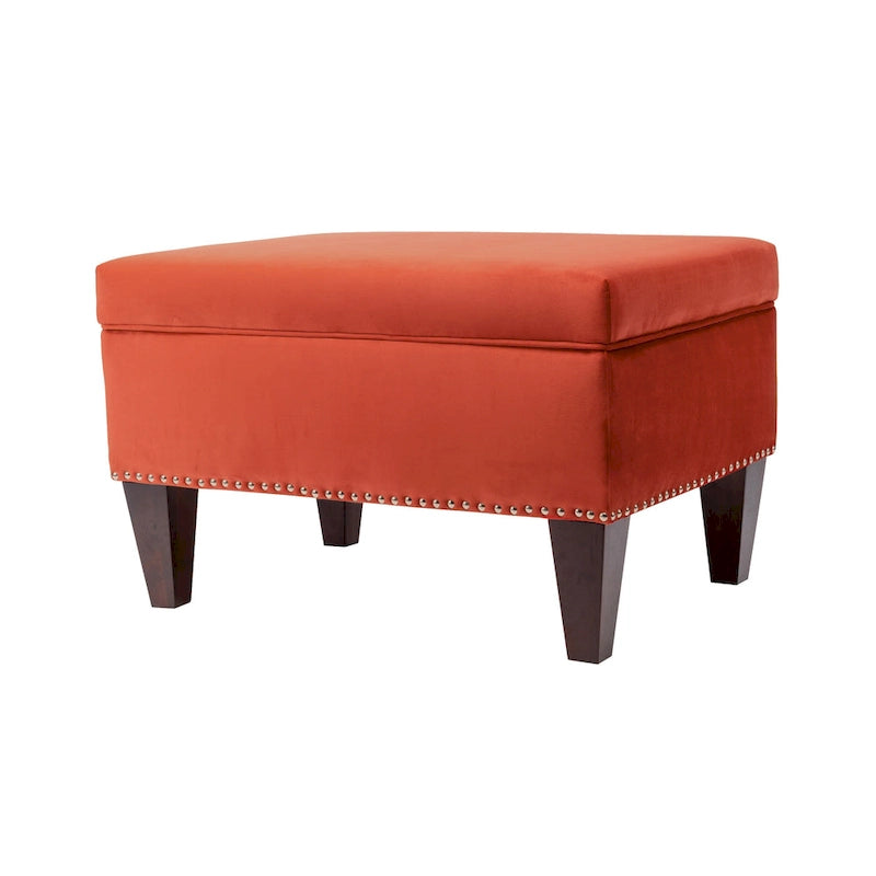 Transitional Brooklyn Upholstered Home Dcor Storage Bench