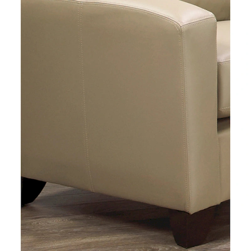 Juego de sofá, sofá de dos plazas y sillón de cuero italiano de grano superior Bryce