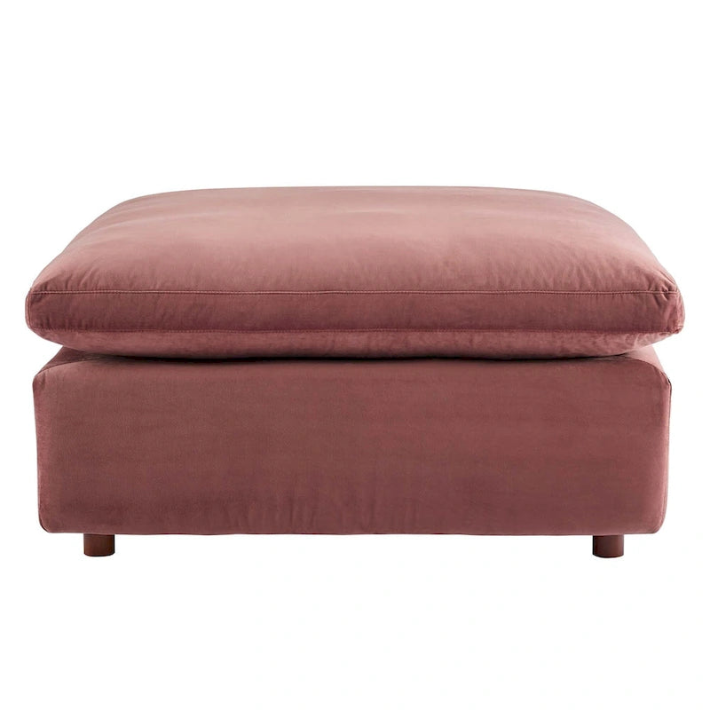 Canapé sectionnel Commix 6 pièces en velours généreusement rembourré de duvet