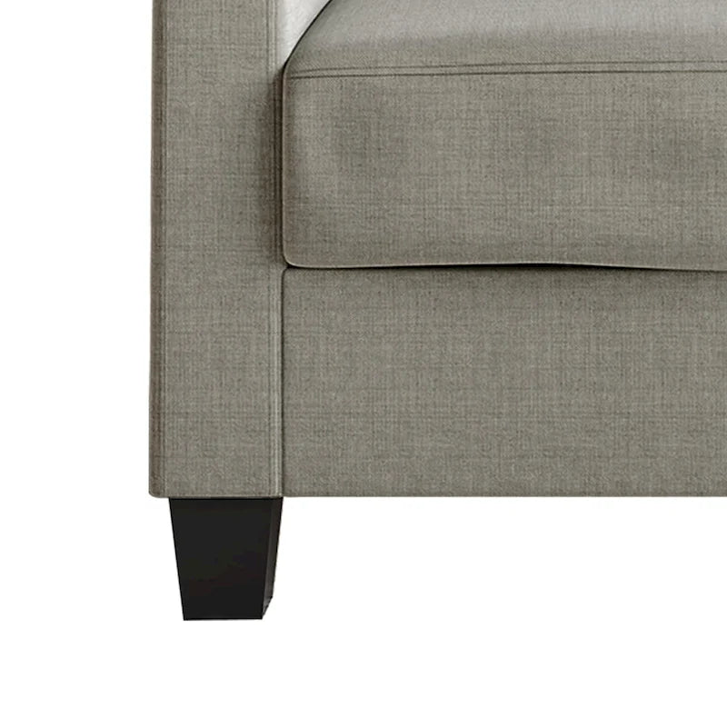 Canapé rembourré en lin au design épuré et minimaliste CraftPorch