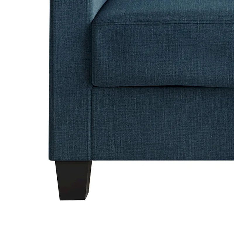 Canapé rembourré en lin au design épuré et minimaliste CraftPorch