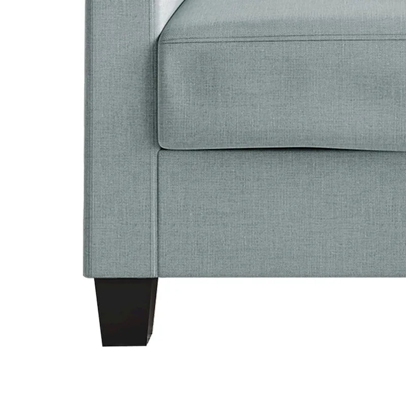 Canapé rembourré en lin au design épuré et minimaliste CraftPorch