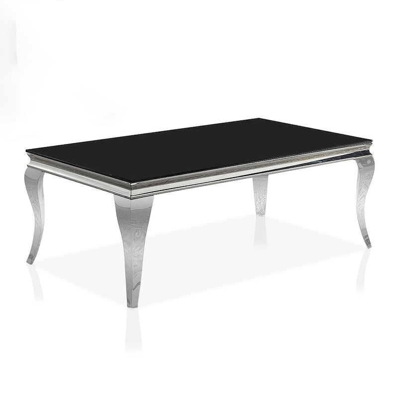 Furniture of America Kiermeyer Çağdaş Cam 2 Parçalı Sehpa Takımı