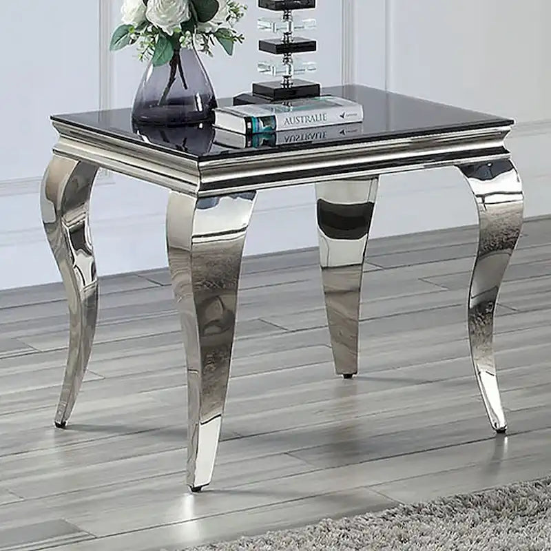 Furniture of America Kiermeyer Çağdaş Cam 2 Parçalı Sehpa Takımı