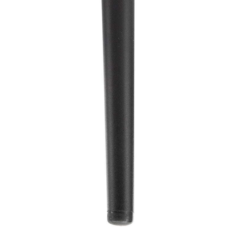 Markley-Leder-Esszimmerstuhl mit Eisenbeinen, 4er-Set, moderner Akzent-Armlehnstuhl