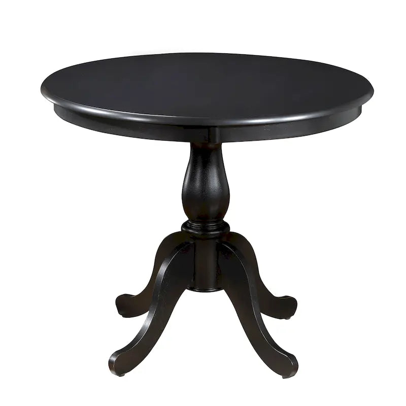 Mesa de comedor redonda con pedestal Parnasuss de Copper Grove