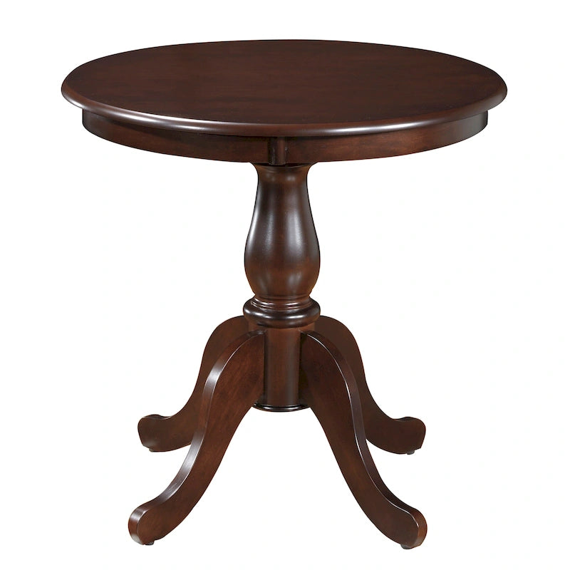 Mesa de comedor redonda con pedestal Parnasuss de Copper Grove