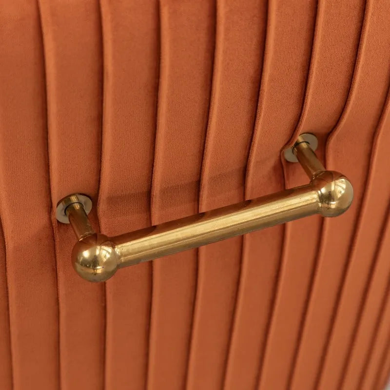 Set di 2 sedie da pranzo con rivestimento in velluto stile metà secolo SEYNAR, con maniglia posteriore