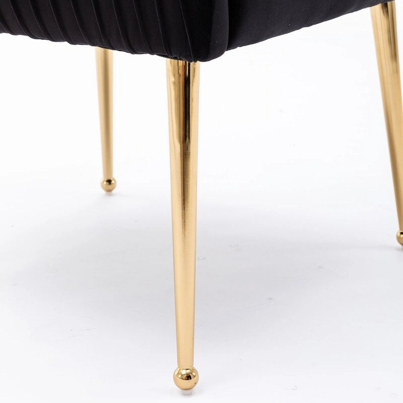 Set di 2 sedie da pranzo con rivestimento in velluto stile metà secolo SEYNAR, con maniglia posteriore