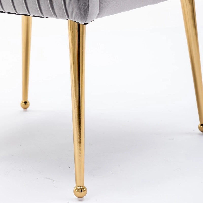 Set di 2 sedie da pranzo con rivestimento in velluto stile metà secolo SEYNAR, con maniglia posteriore