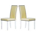 Warehouse of Tiffany Blazing Cream Dining Chairs (Set of 2)