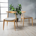 Francie Esszimmerstühle im Mid-Century-Modern-Stil (2er-Set) von Christopher Knight Home – 20.50 W x 20.25 L x 29.75 H