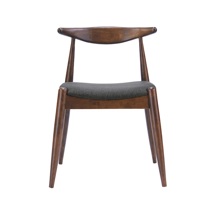Francie Esszimmerstühle im Mid-Century-Modern-Stil (2er-Set) von Christopher Knight Home – 20.50 W x 20.25 L x 29.75 H