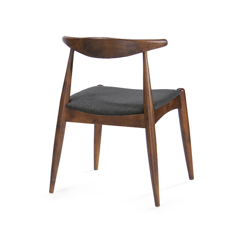 Francie Esszimmerstühle im Mid-Century-Modern-Stil (2er-Set) von Christopher Knight Home – 20.50 W x 20.25 L x 29.75 H